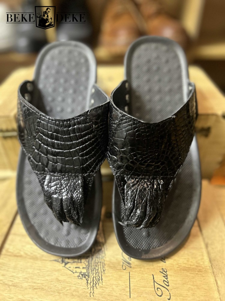 Flip Flop Leather Men - Ciabatte Estive da Uomo in Vera