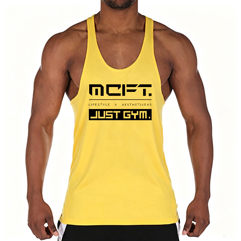 Tank Top Muscle - Canotta da Uomo in Cotone per