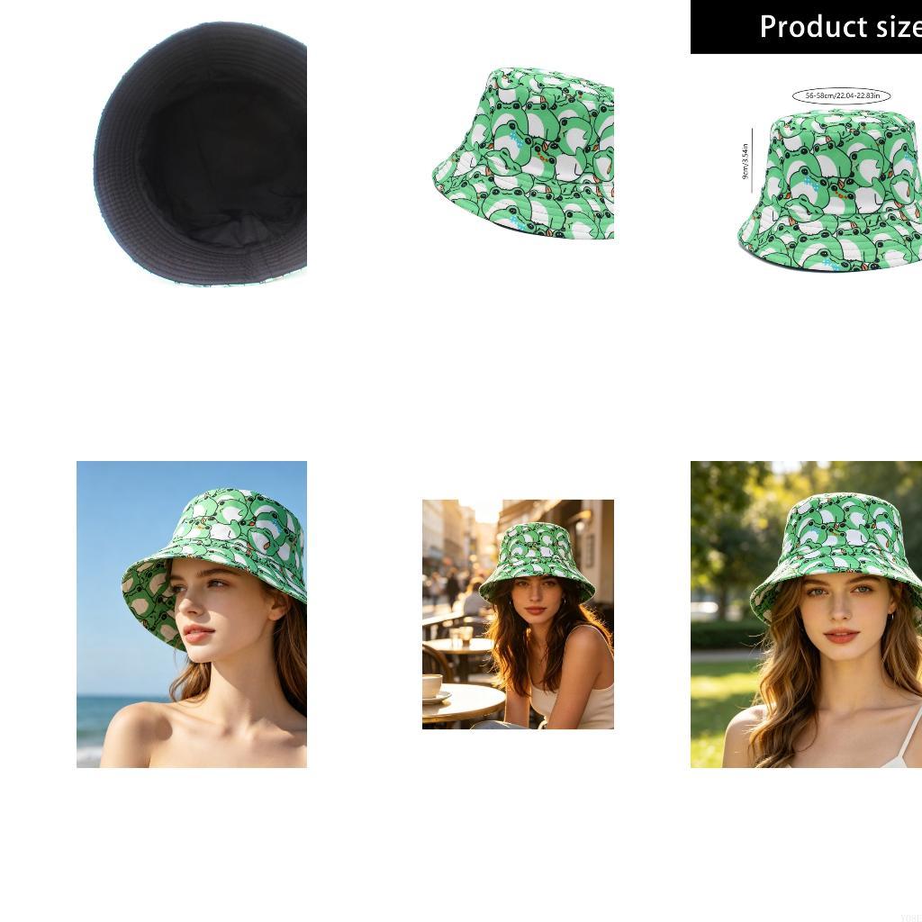 Packable Hat Nylon - Cappello da pescatore ripiegabile con stampa
