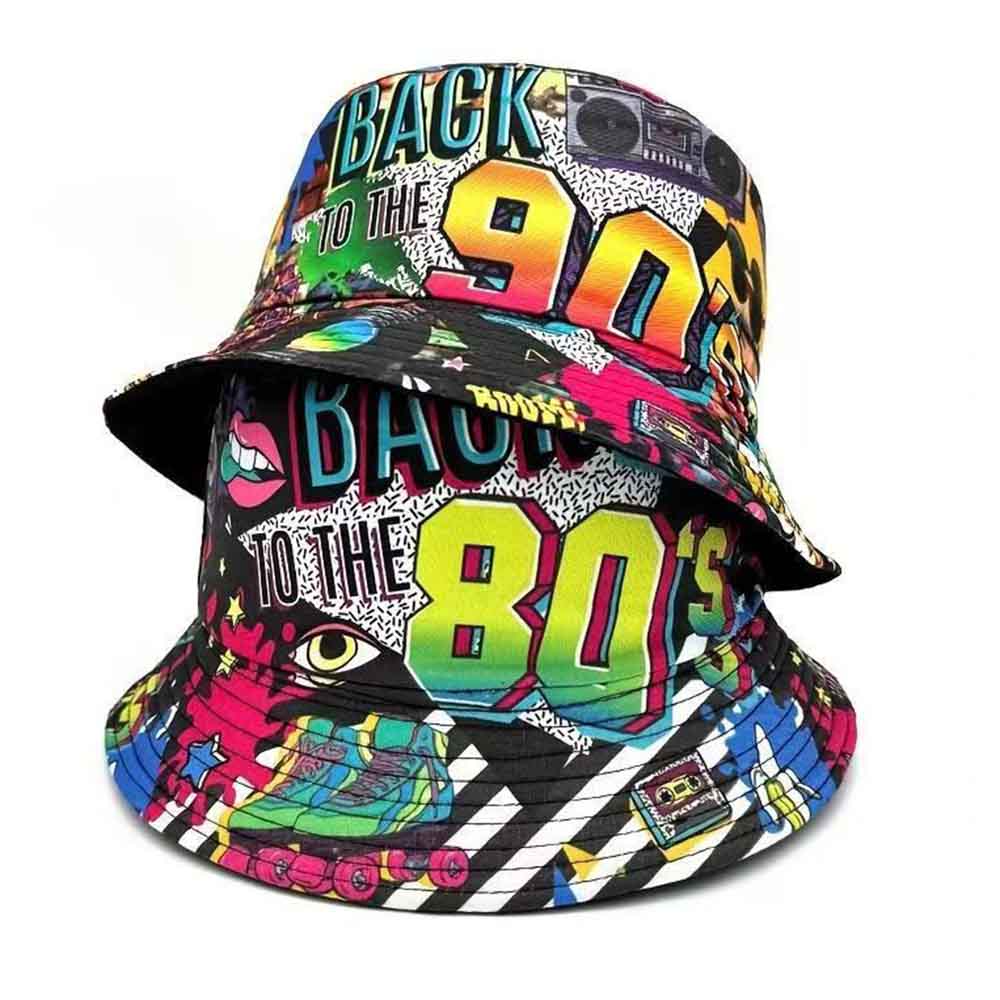 Packable Hat Nylon - Cappello a Secchiello Vintage Anni '80