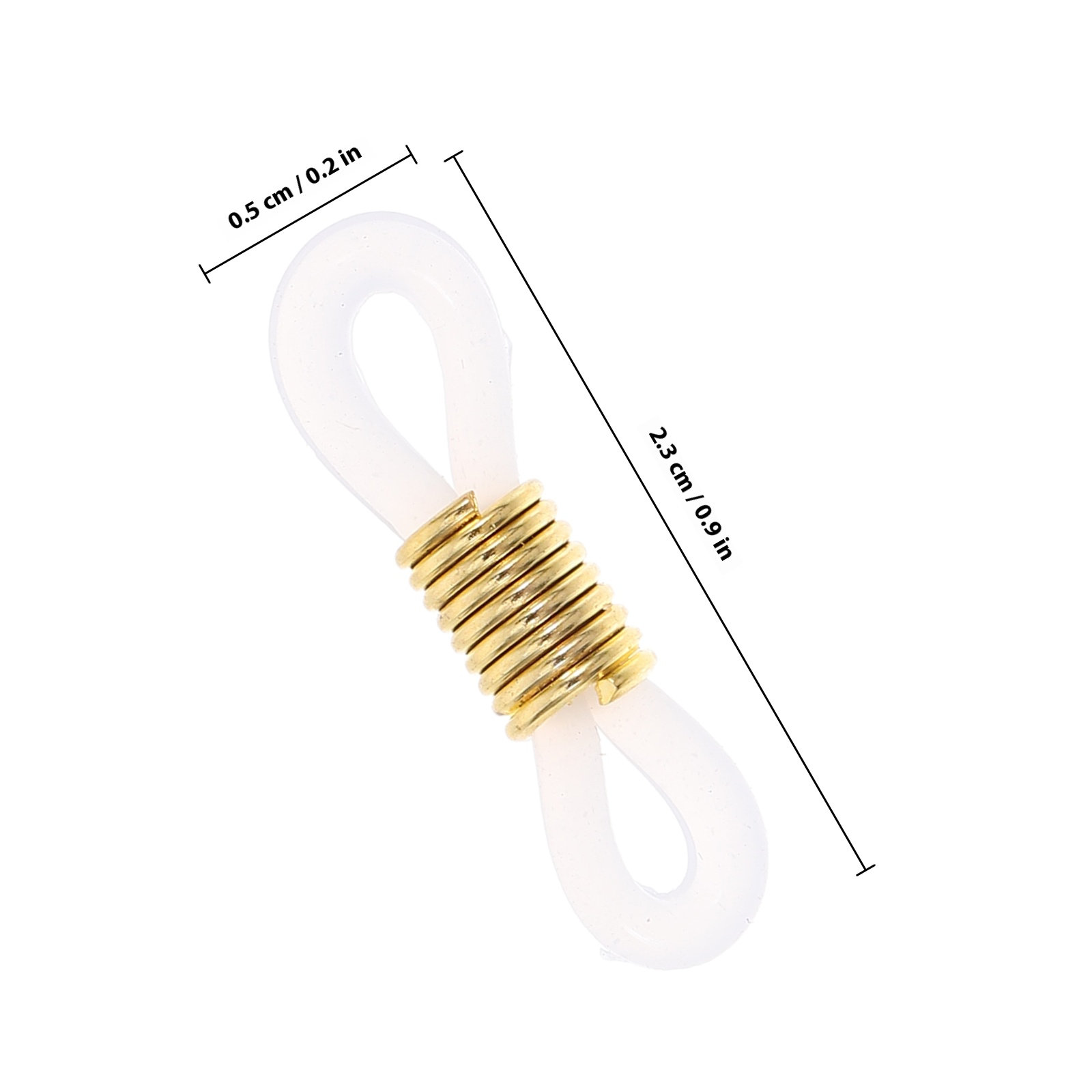 100 Pezzi Terminali in Silicon - Sunglass Retainer Cord recensione e prezzo