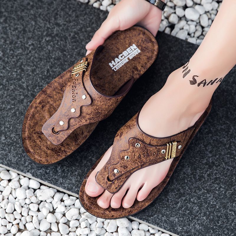 Nuove Ciabatte da Uomo 2026 in - Flip Flop Leather Men recensione e prezzo